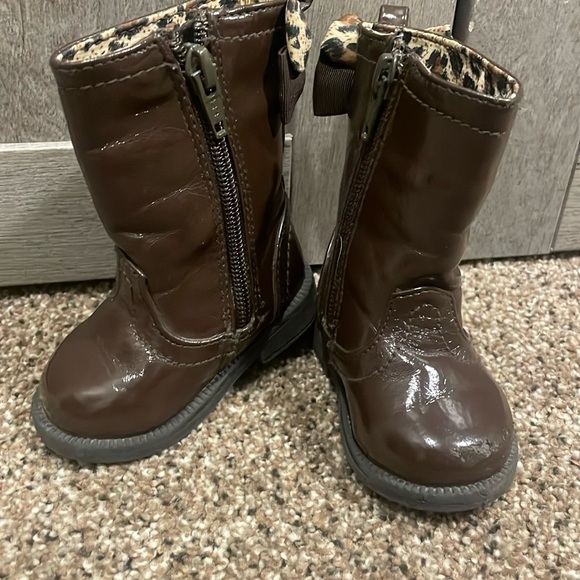 Koala Kids Other - SALE Koala kids brown foods with bow brown and leopard skin